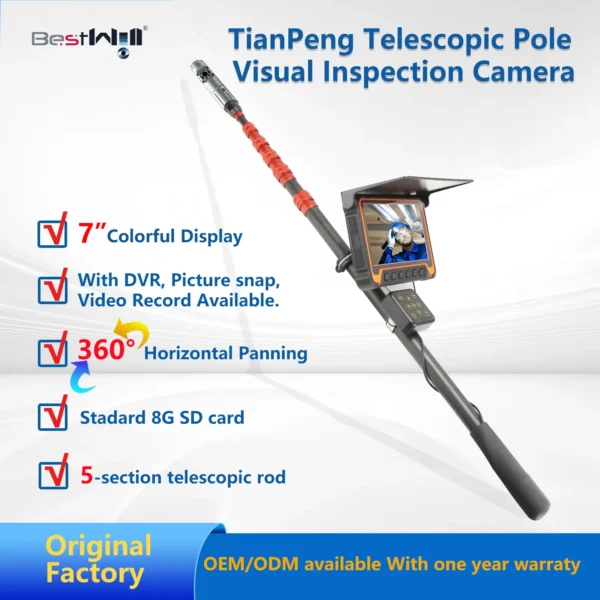 TH700-C01-Telescopic Pole Inspection Camera - Image 4