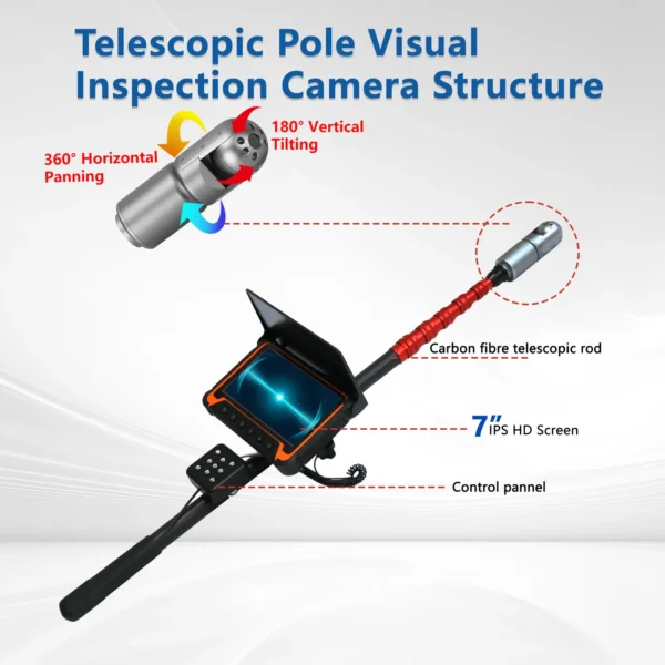 TH700-6NA2-Telescopic Pole Inspection Camera - Image 6