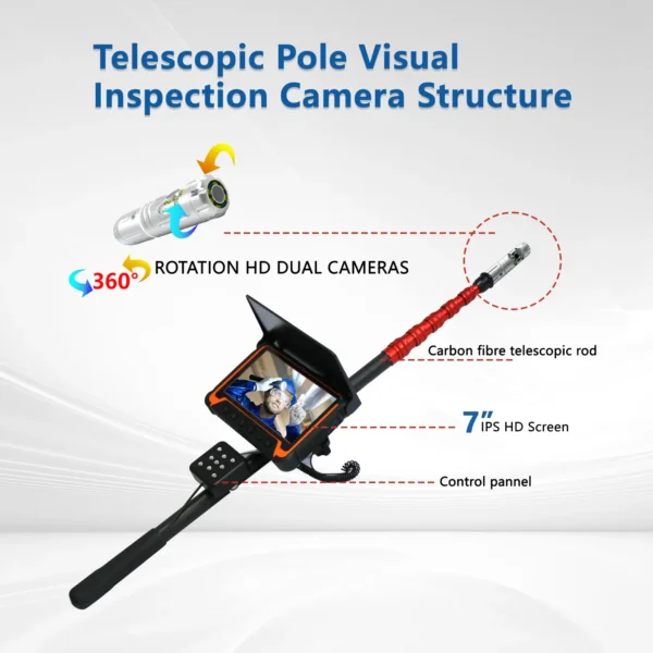 TH700-C01-Telescopic Pole Inspection Camera - Image 6