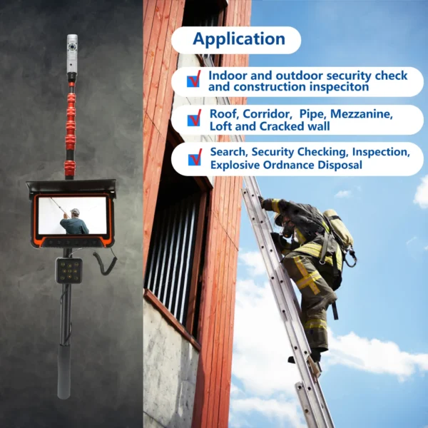 TH700-C01-Telescopic Pole Inspection Camera - Image 9